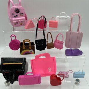 Barbie Fashion CLONE Lot of 18 Purses, Clutches, Briefcases vintage - current